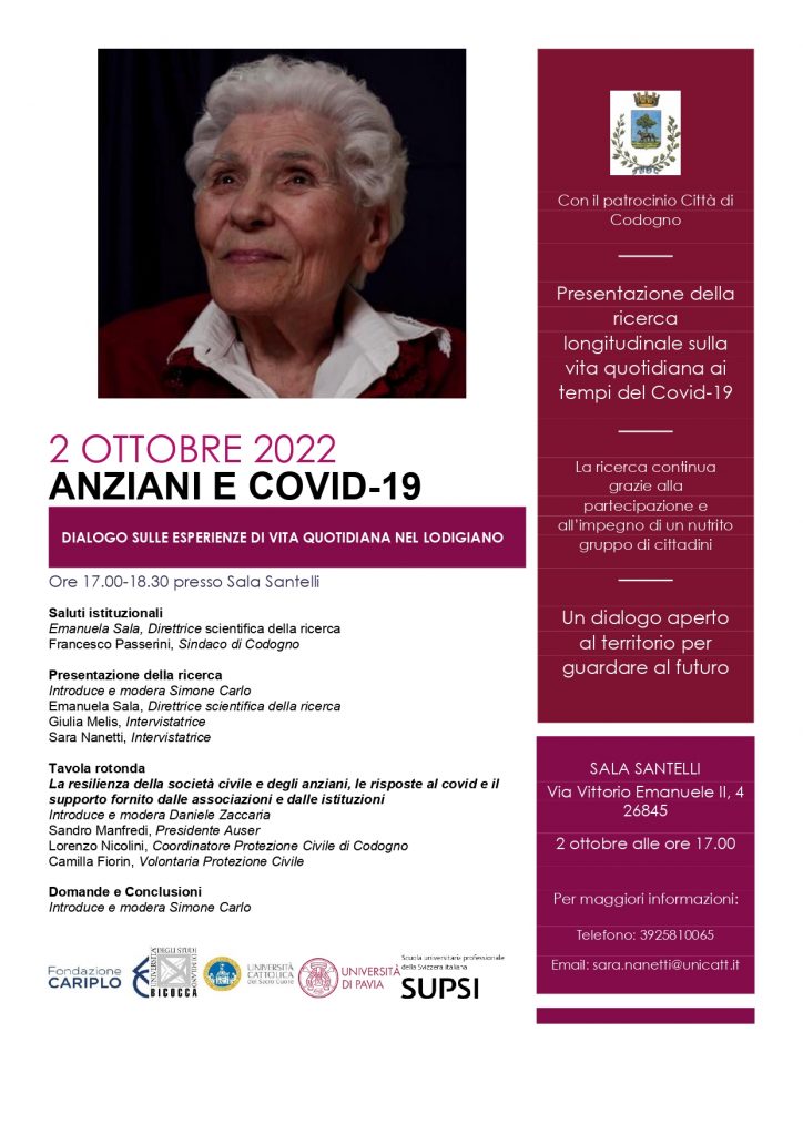 Volantino evento. Event leaflet
